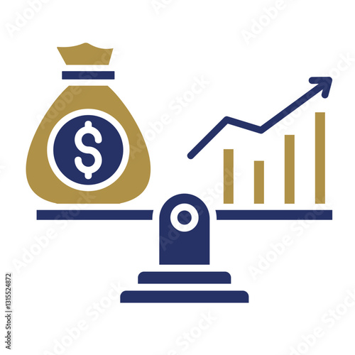 Economic Stability  Icon Element For Design