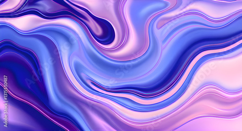 Wallpaper Mural Vibrant Liquid Swirls and Waves Torontodigital.ca