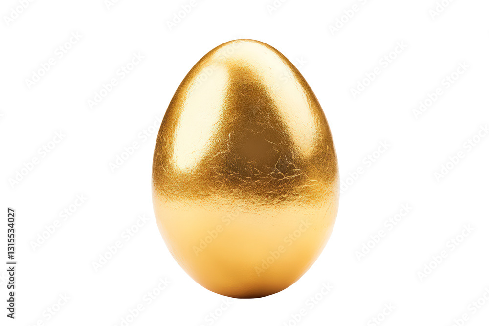 Golden egg isolated on transparent background Golden egg isolated on transparent background