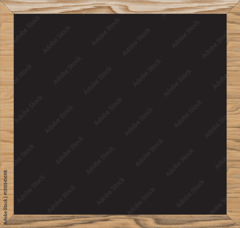 Obraz premium Wooden Chalkboard for kids 04