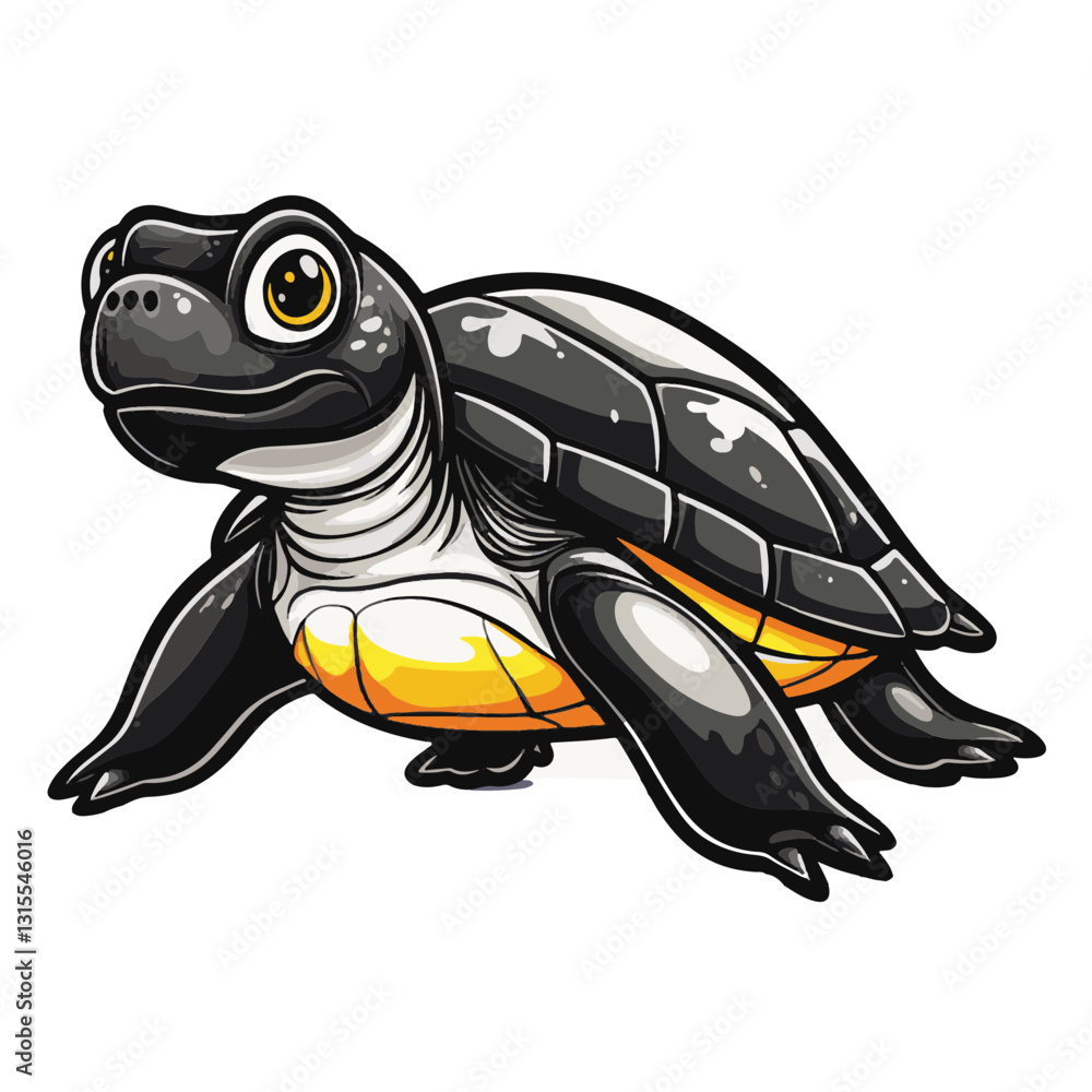 Obraz premium Tortoise Simple Vector Logo