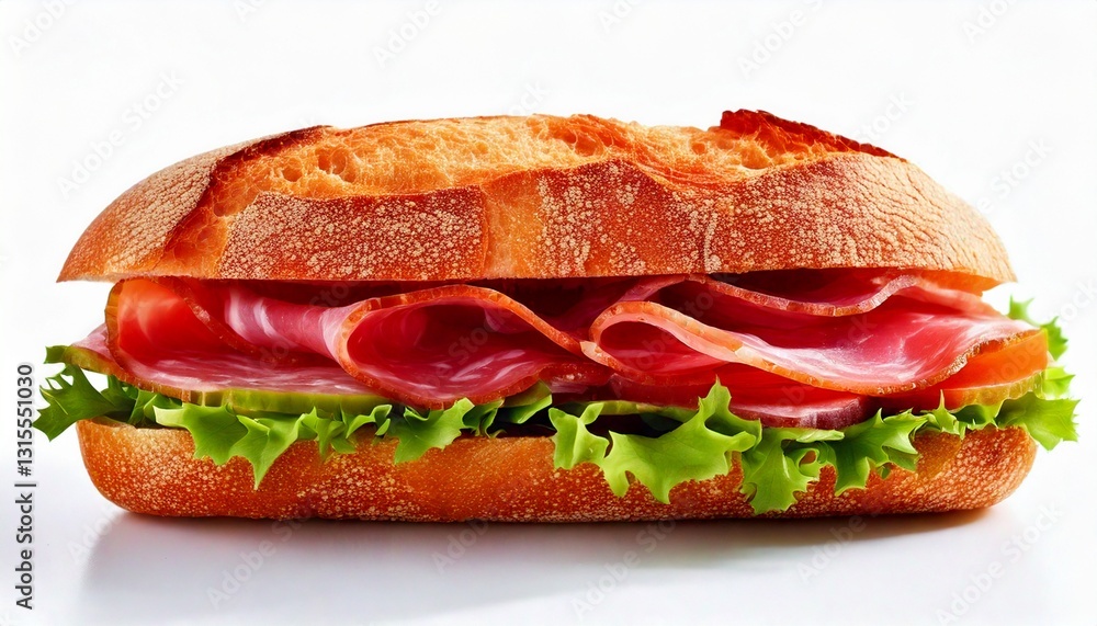 ham, lettuce and tomato sandwich