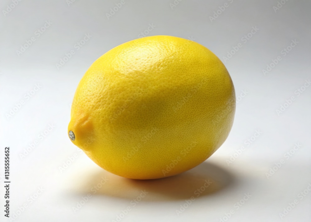 Single Plain Lemon, Yellow Citrus Fruit, Vibrant Photography, Healthy Food, Minimalist Still Life Single Plain Lemon, Yellow Citrus Fruit, Vibrant Photography, Healthy Food, Minimalist Still Life