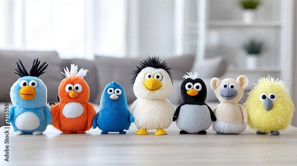 Adorable Plush Toy Animals Penguin Bird Sheep Stuffed Animals for Kids Adorable Plush Toy Animals Penguin Bird Sheep Stuffed Animals for Kids