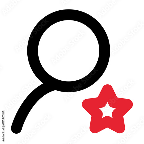 Finding Your Perfect Match A Joyful Search For Love, Symbolized By A Magnifying Glass And A Vibrant Star, Representing Hope And Connection In A Bold, Graphic Style
