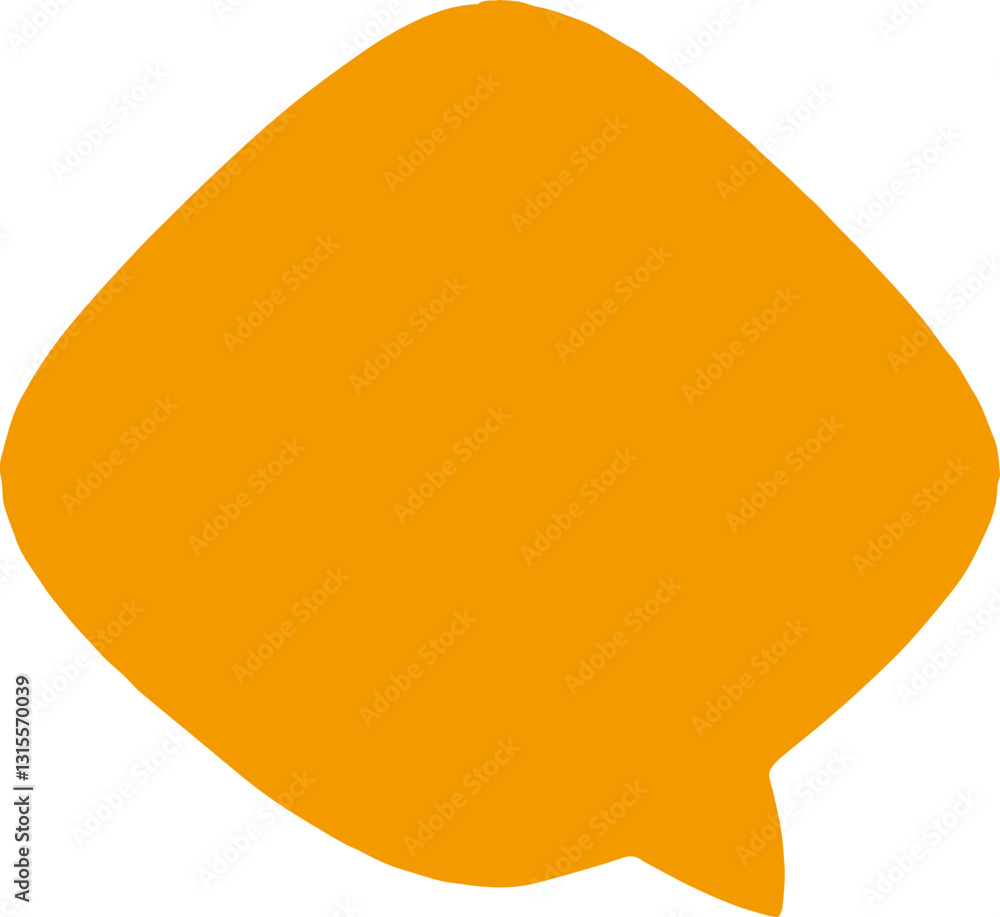 Communication concept with yellow speech bubble icon Communication concept with yellow speech bubble icon