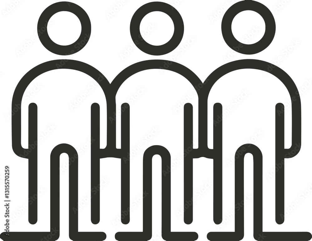 People icons and group and organization concept People icons and group and organization concept