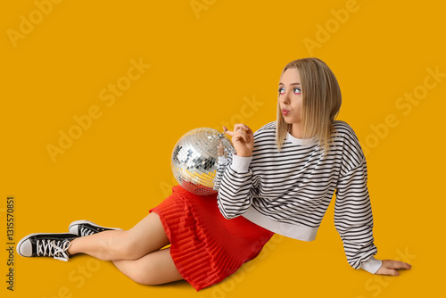 Beautiful young woman with ...