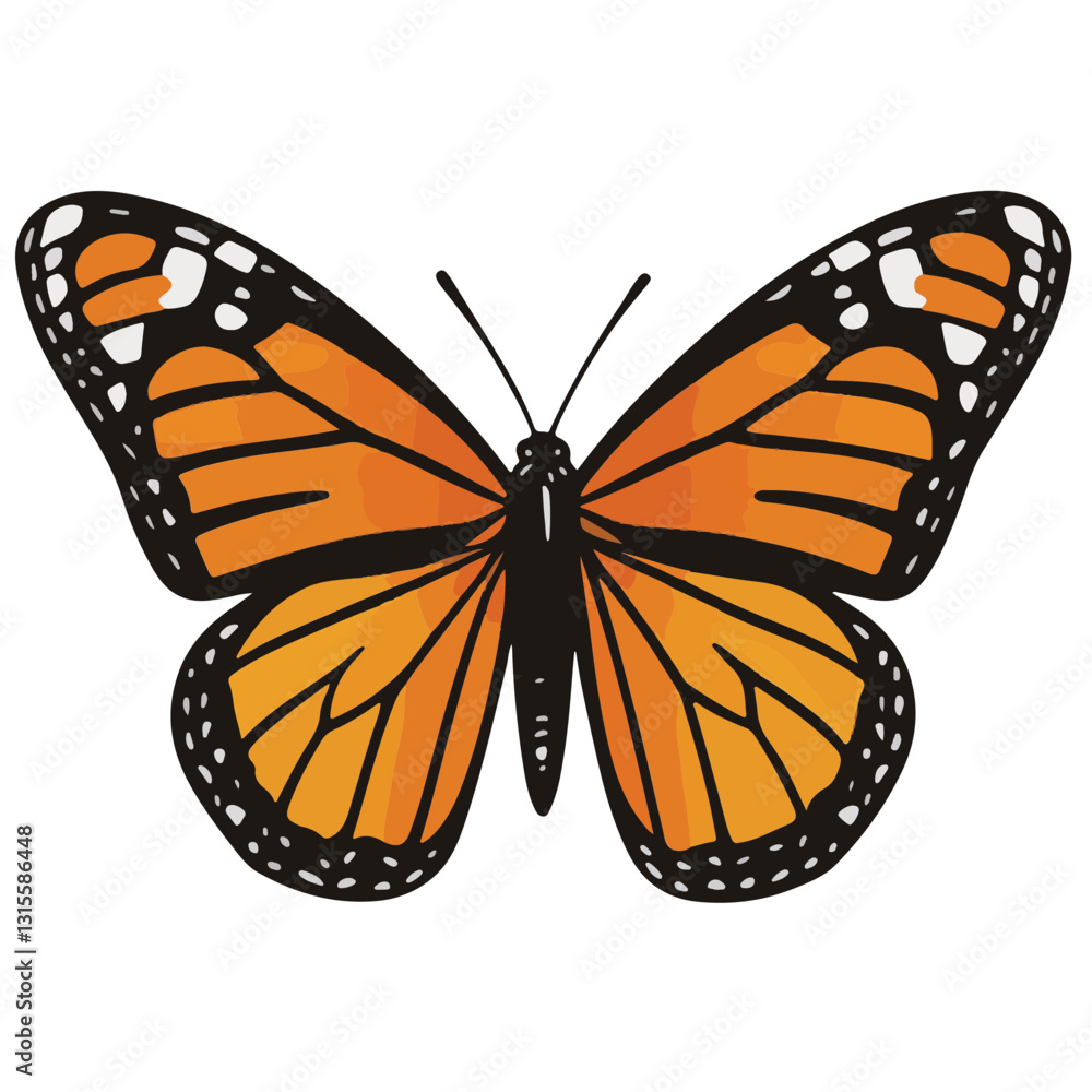 Fototapeta premium Butterfly Simple Vector Logo