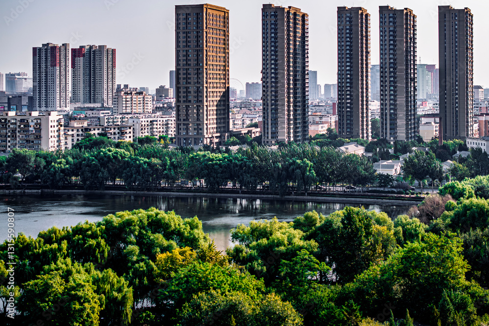 Fototapeta premium Youth Park, Shenyang, China