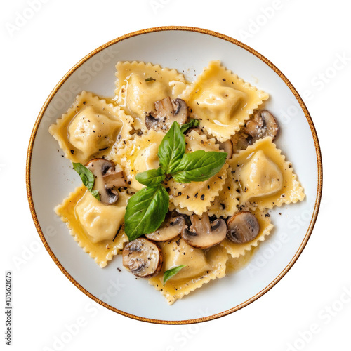 A Delcious Plate of Mushroo...