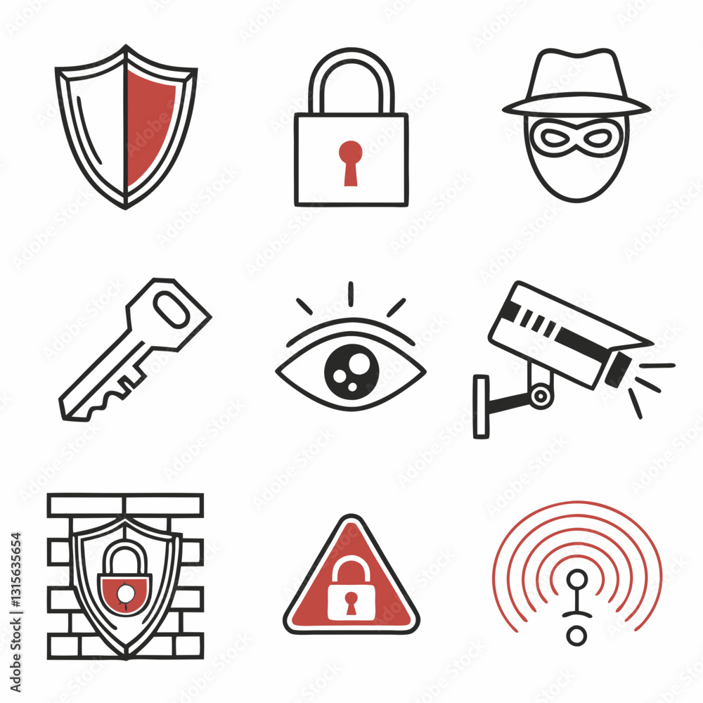 security icons set