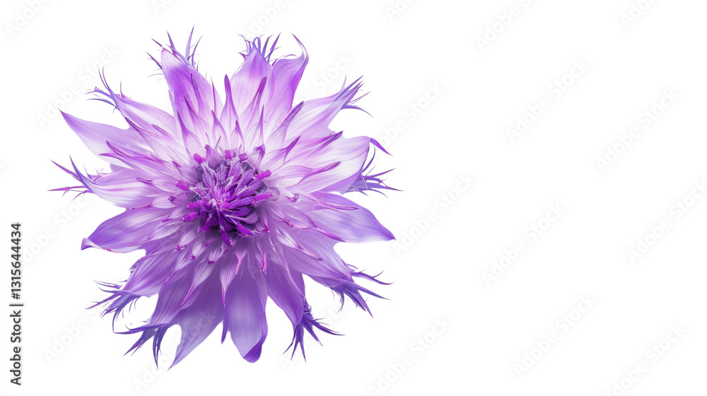 Purple flower with transparent background showcasing beauty and elegance Purple flower with transparent background showcasing beauty and elegance