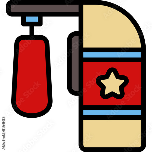 punching bag game icon