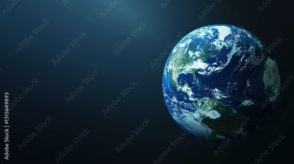 Fototapeta premium Action Background of Earth Day: The Global Wave of Actions under the Awakening of Environmental Awareness