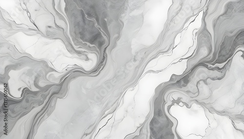 Wallpaper Mural An abstract background with a luxurious marble texture in white and gray tones Torontodigital.ca