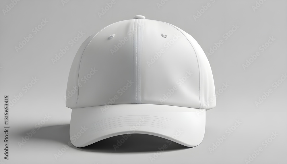 A mockup of a blank baseball cap A mockup of a blank baseball cap