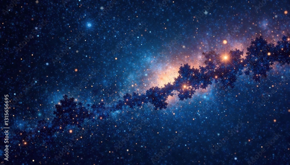 Dark canvas with glittering stars and constellations, night sky, celestial, beauty Dark canvas with glittering stars and constellations, night sky, celestial, beauty