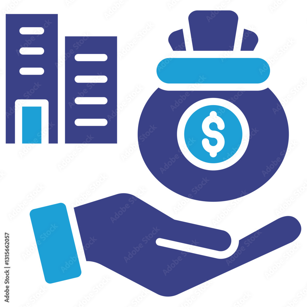 Obraz premium Investment Icon