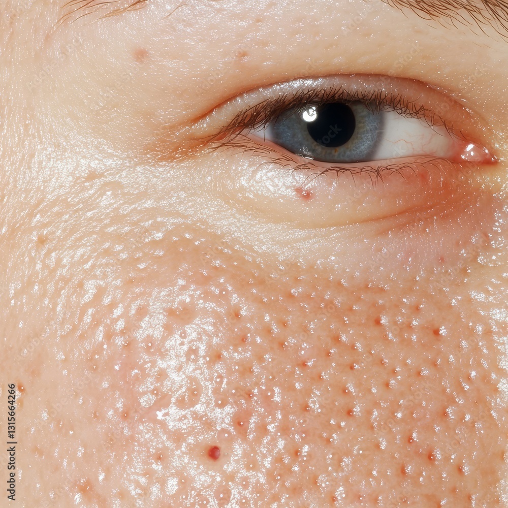 Fototapeta premium Skin with diseases, infections, or lesions.