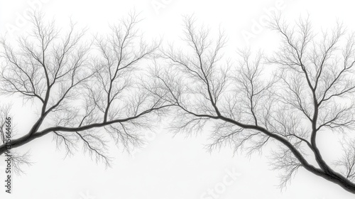 Wallpaper Mural Exploring abstract tree branches design in high fidelity art nature aesthetic Torontodigital.ca
