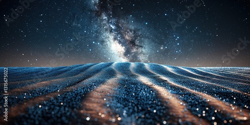 Fototapeta Naklejka Na Ścianę i Meble -  space station with stars