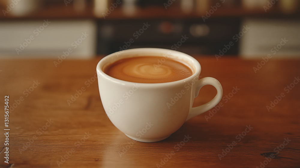 Close-up morning coffee on the table. Close-up morning coffee on the table.