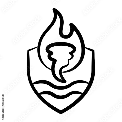 Disaster Prevention Icon