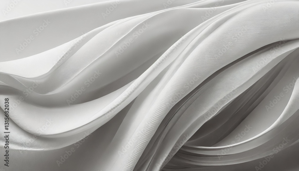 Obraz premium white silk background