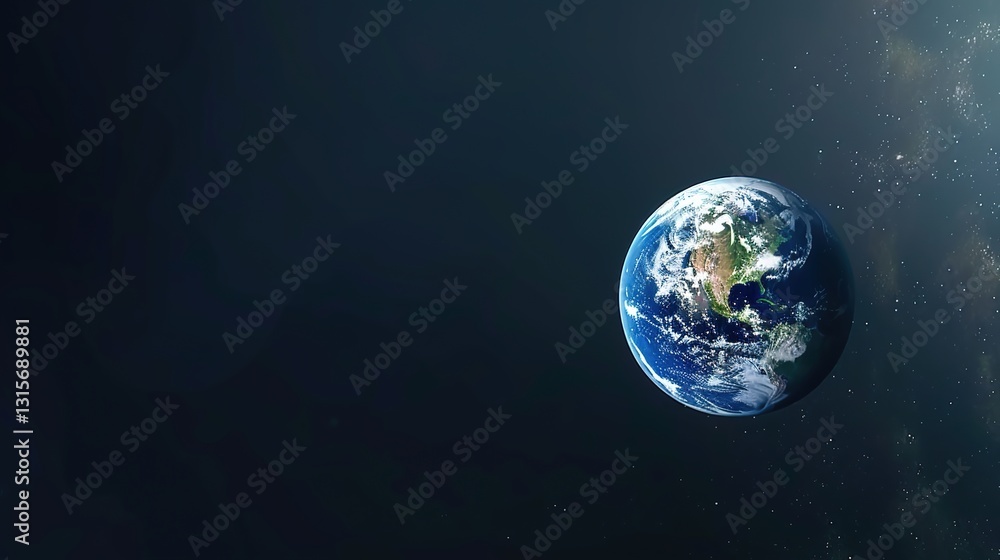 Obraz premium Awareness Background of Earth Day: The Power Source from Cognitive Awakening to Action Transformation