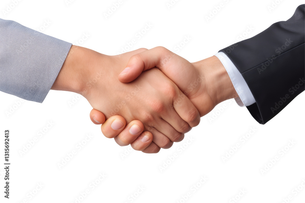 handshake isolated on white background handshake isolated on white background