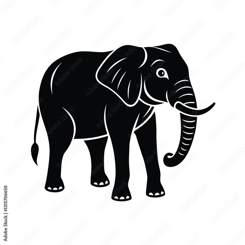 Obraz premium elephant vector illustration