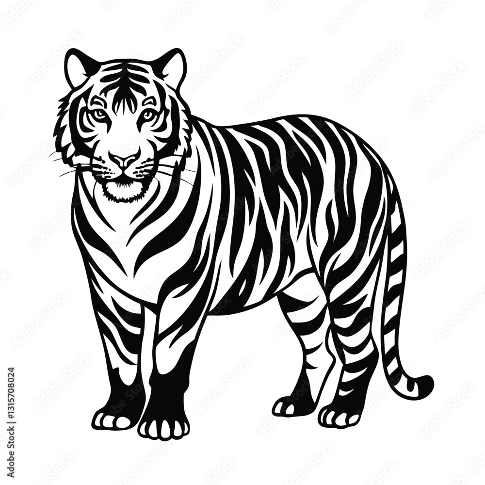 vector illustration of a Tiger vector illustration of a Tiger