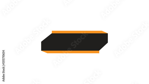 Simple gaming text box design, text box for video editing, text banner for overlay