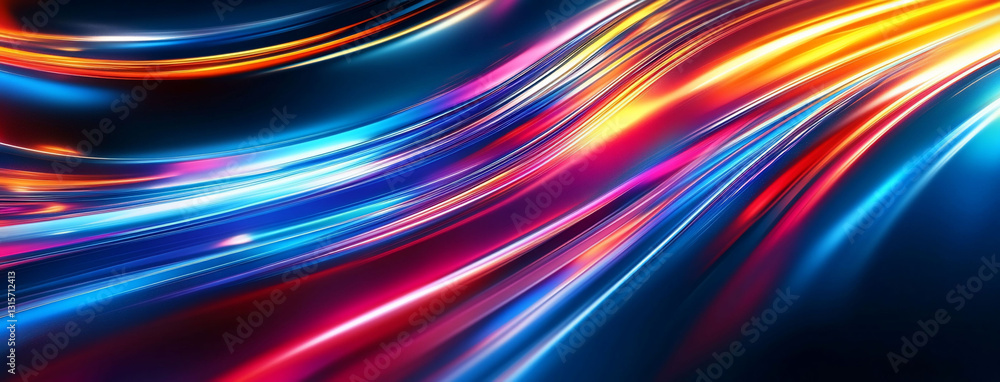 Vibrant Color Flow Abstract Background Vibrant Color Flow Abstract Background