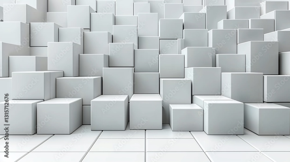 White cube wall, geometric texture, abstract background, design element White cube wall, geometric texture, abstract background, design element