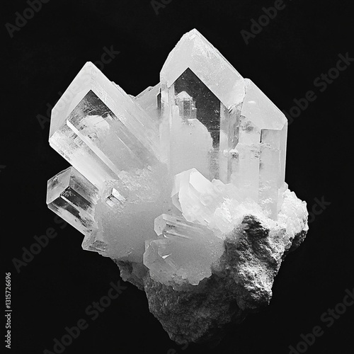 Pure White Cristobalite with Glassy Finish