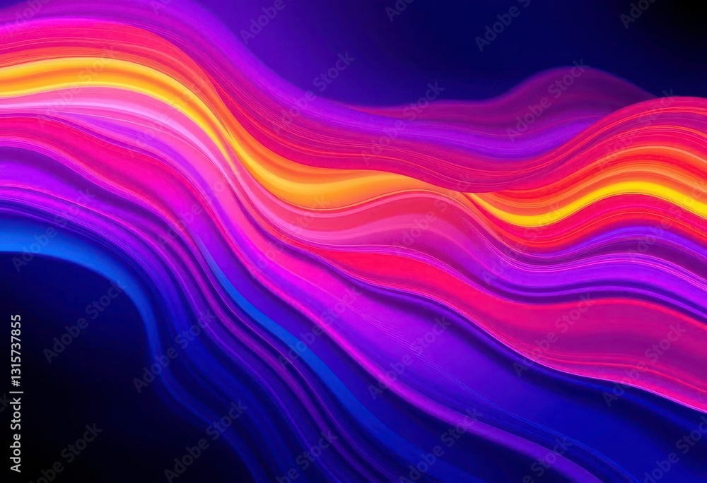 Dynamic colorful wave pattern, abstract gradient background art, motion, seamless Dynamic colorful wave pattern, abstract gradient background art, motion, seamless