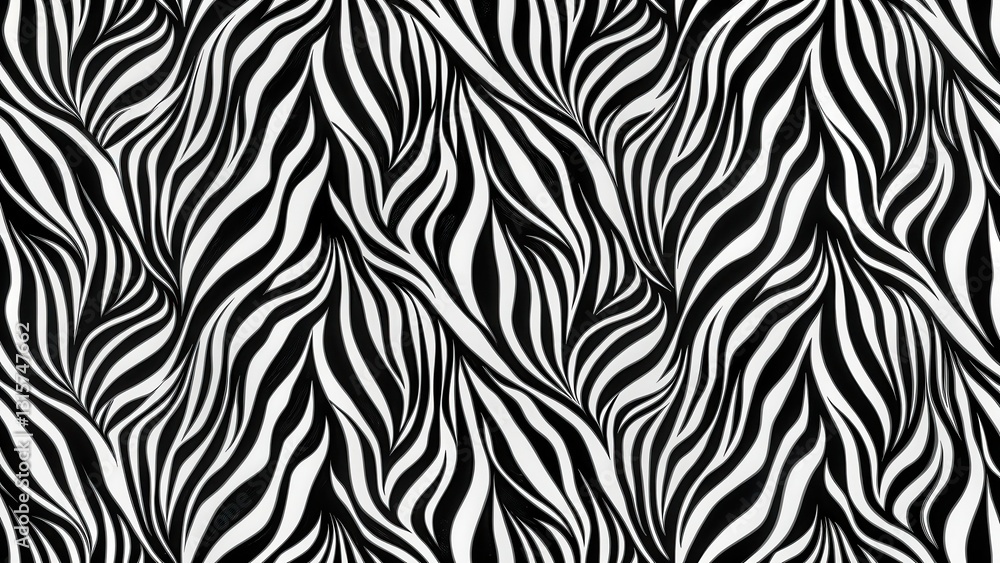 Abstract zebra stripes seamless pattern background , digital art, design element, digital art Abstract zebra stripes seamless pattern background , digital art, design element, digital art