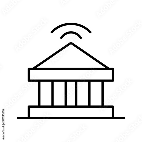goverment line icon