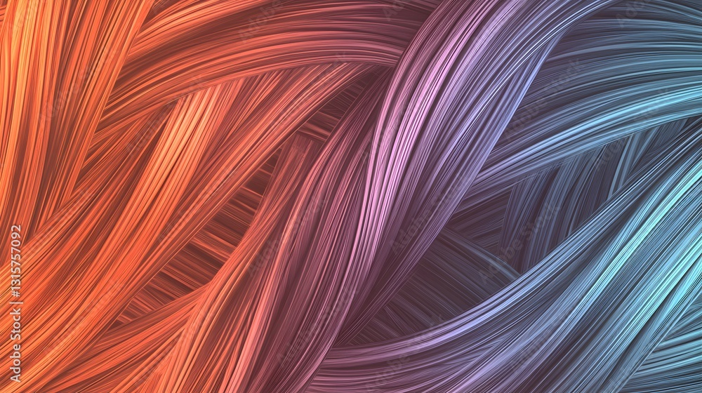 Vibrant Abstract Background with Flowing Lines in Warm and Cool Tones Vibrant Abstract Background with Flowing Lines in Warm and Cool Tones