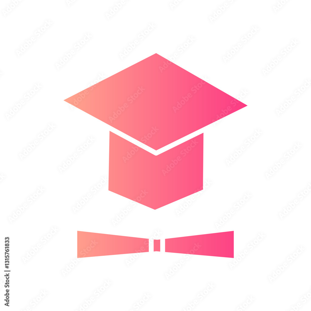 education gradient icon education gradient icon