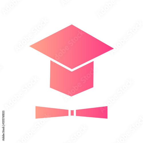 education gradient icon