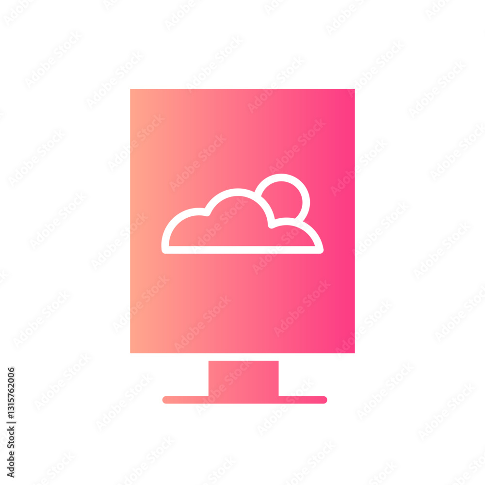 weather gradient icon weather gradient icon