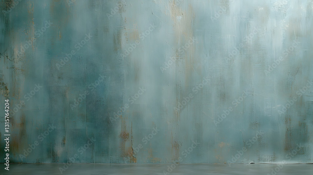 Obraz premium Textured Blue Abstract Background with Subtle Distress and Soft Metallic Undertones