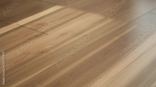 Beautiful wooden flooring installation in a modern home