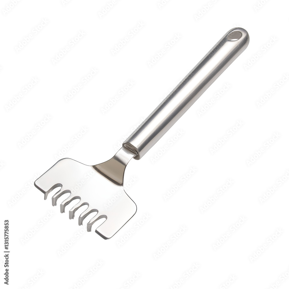 Fototapeta premium Stainless Steel Kitchen Tool for Cooking and Serving Isolated on transparent background