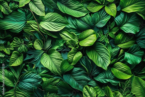 Wallpaper Mural Vibrant Green Leaf Texture Designs for Stunning Nature Backgrounds Torontodigital.ca