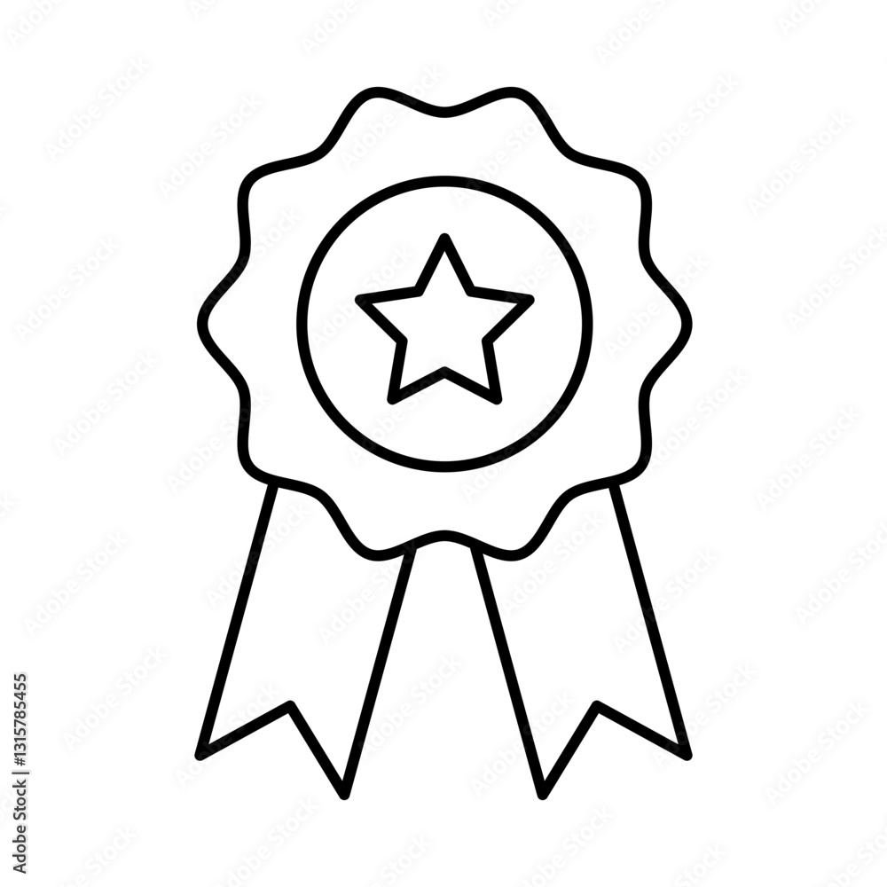 Badge Line Icon. Teamwork, Business, Planning, Strategy, Marketing, Leadership, Work Group, Meeting, Partnership Icons Editable Stroke Vector Illustration Badge Line Icon. Teamwork, Business, Planning, Strategy, Marketing, Leadership, Work Group, Meeting, Partnership Icons Editable Stroke Vector Illustration
