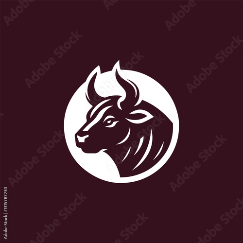 Bold bull logo